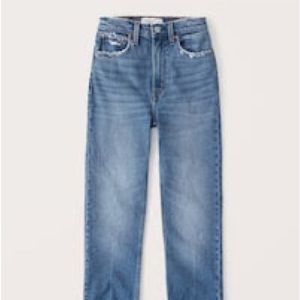 Abercrombie Jeans - Ultra High Rise Ankle Straight Jeans